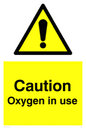 WV5451: Caution Oxygen in use
