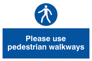 MV5464: Use pedestrian walkways