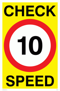 PR546: check speed 10 (10MPH  10KPH)