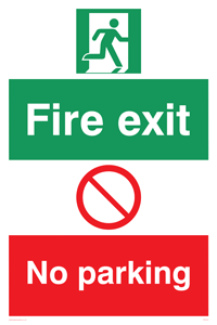 PF5474: Fire exit No parking