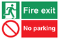 PF5474: Fire exit No parking