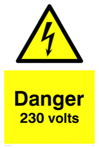 WE5480: Danger 145 volts