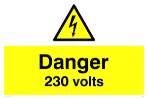 WE5480: Danger 145 volts