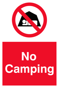 PR5484: No camping