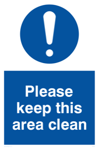 MV5485: Please keep this area clean