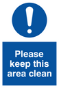 MV5485: Please keep this area clean