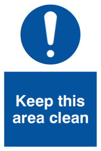 MV5486: Keep this area clean