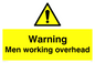 WC5493: Warning Men working overhead