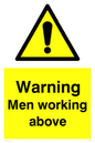 WC5494: Warning Men working above