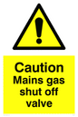 WM5500: Mains gas shut off valve