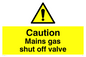 WM5500: Mains gas shut off valve