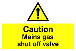 WM5500: Mains gas shut off valve