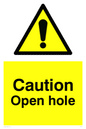 WV5512: Caution Open hole