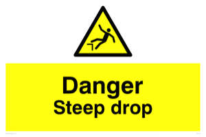WV5524: Danger Steep drop