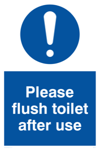 MH5532: Please flush toilet