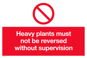 PV5575: Heavy plants must not be reversed