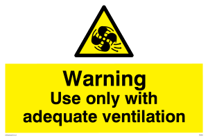 WV5603: Use only with adequate ventilation