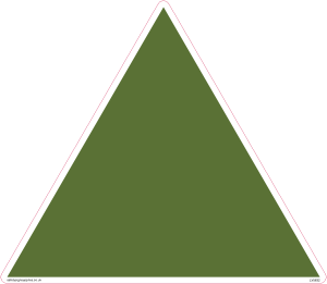 LV5632: Other - Duct Identification Triangle (Blank)