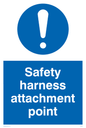 MC5726: Safety harness attachment point Mandatory Sign
