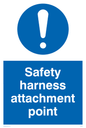 MC5726: Safety harness attachment point Mandatory Sign