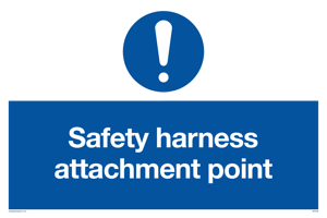 MC5726: Safety harness attachment point Mandatory Sign