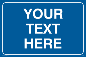 IV5747: Custom information sign