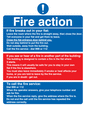 MF5748: Fire action notice Stay Put message