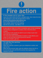 MF5748: Fire action notice Stay Put message