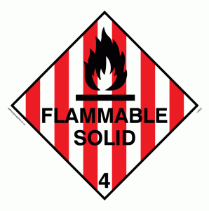 LN623: flammable solid