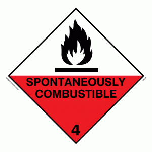 LN624: spontaneously combustible