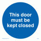 MA641: this door must be kept closed