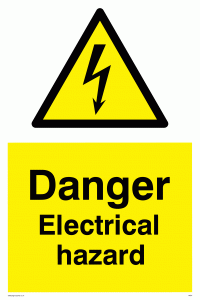 WE67: Danger Electrical Hazard