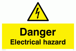 WE67: Danger Electrical Hazard