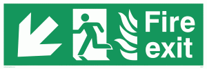 SG697: fire exit - safety sign
