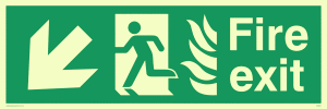SG697: fire exit - safety sign