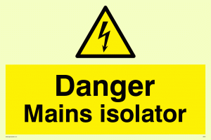 WE69: Danger Mains Isolator