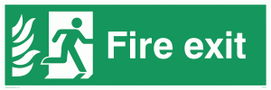 SG706: fire exit - safety sign