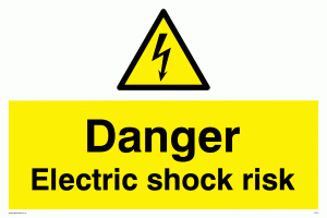 WE72: danger electric shock risk