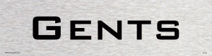 DV763: gents - toilet door sign