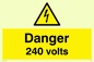 WE82: danger 240 volts