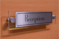 DV842: reception - door sign