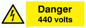 WE84: danger 440 volts