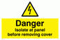 WE85: Isolate before removing cover