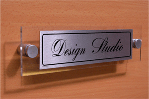 DV866: design studio - door sign