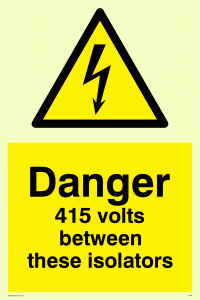 WE86: 415 volts between isolators