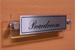 DV875: boardroom - door sign