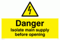 WE87: Isolate main supply