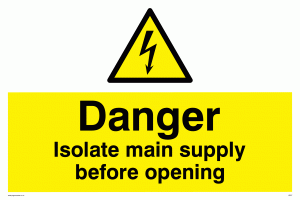 WE87: Isolate main supply