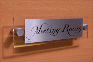DV882: meeting room - door sign