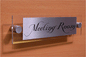 DV882: meeting room - door sign